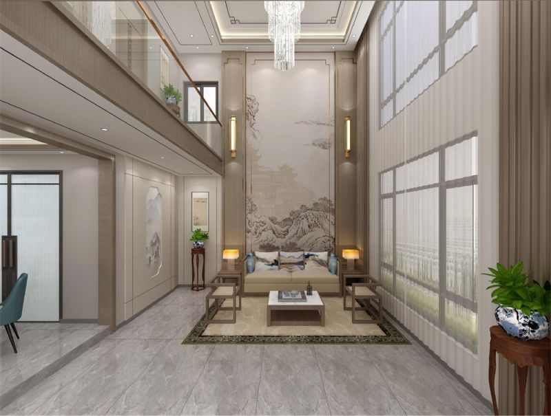 一楼客厅效果图方案设计