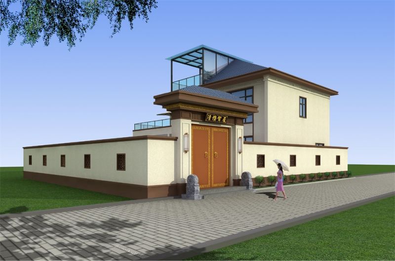 自建别墅效果图