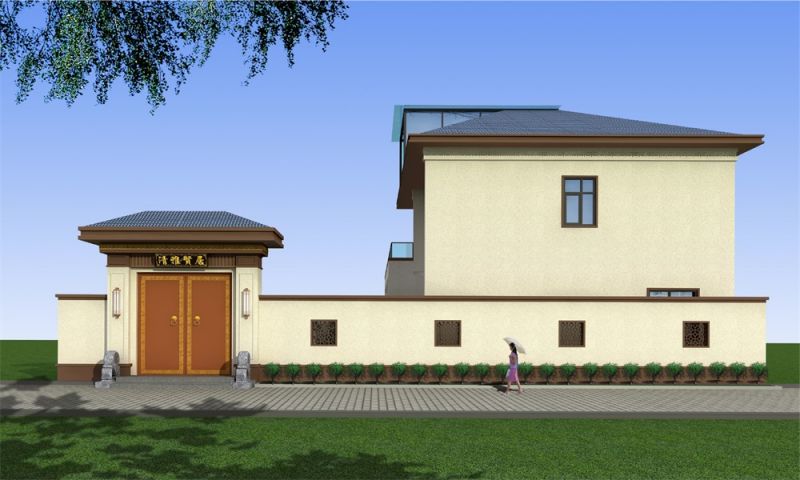 自建别墅效果图