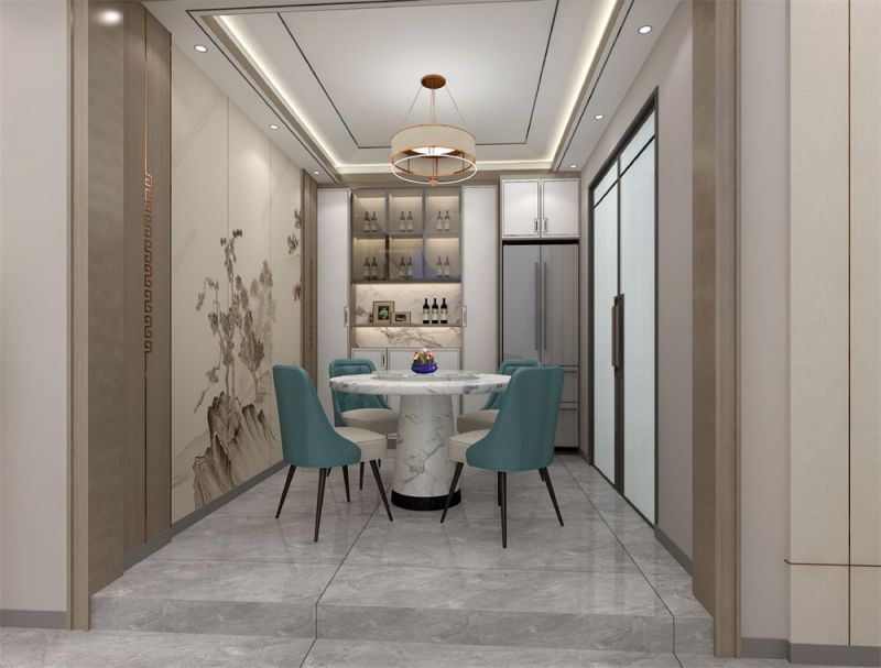 一楼餐厅效果图方案设计